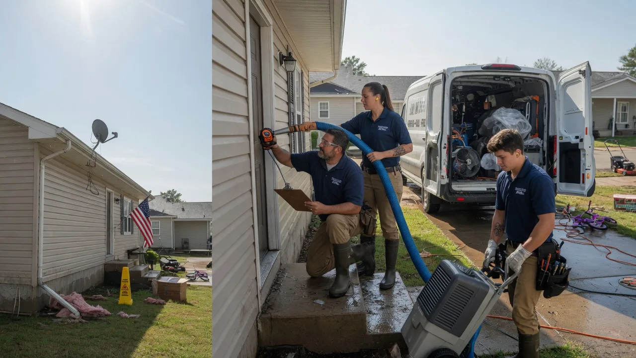 Ceiling Water Damage Restoration in Mellette, SD near me